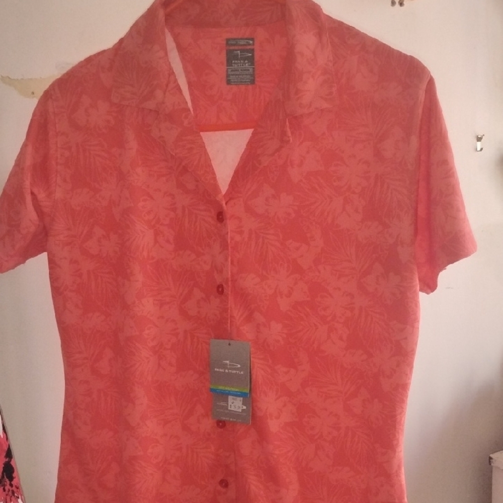 Women's Coral Shirt Pretty BNWT